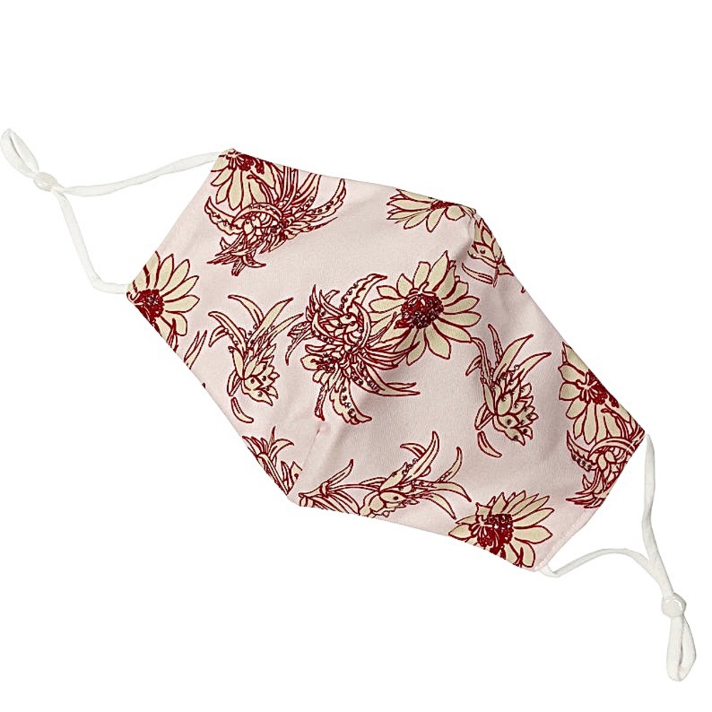 Rhinestone Pink Floral & Solid Pink Masks 2-Pack